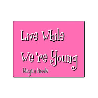 Live While We're Young (CDS) Mp3