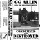 Condemned And Destroyed (Live At Wally's Bethlehem, Pa 7-29-89) (With The Disapointments) (Tape) Mp3